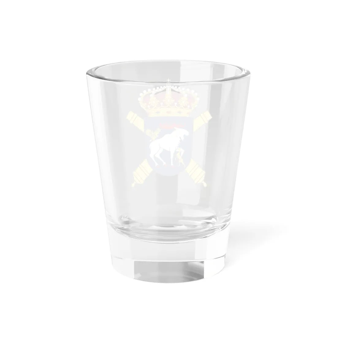 Norrlands artilleriregemente vapen (Sweden) (Coat of Arms) Shot Glass 1.5oz - Go Mug Yourself