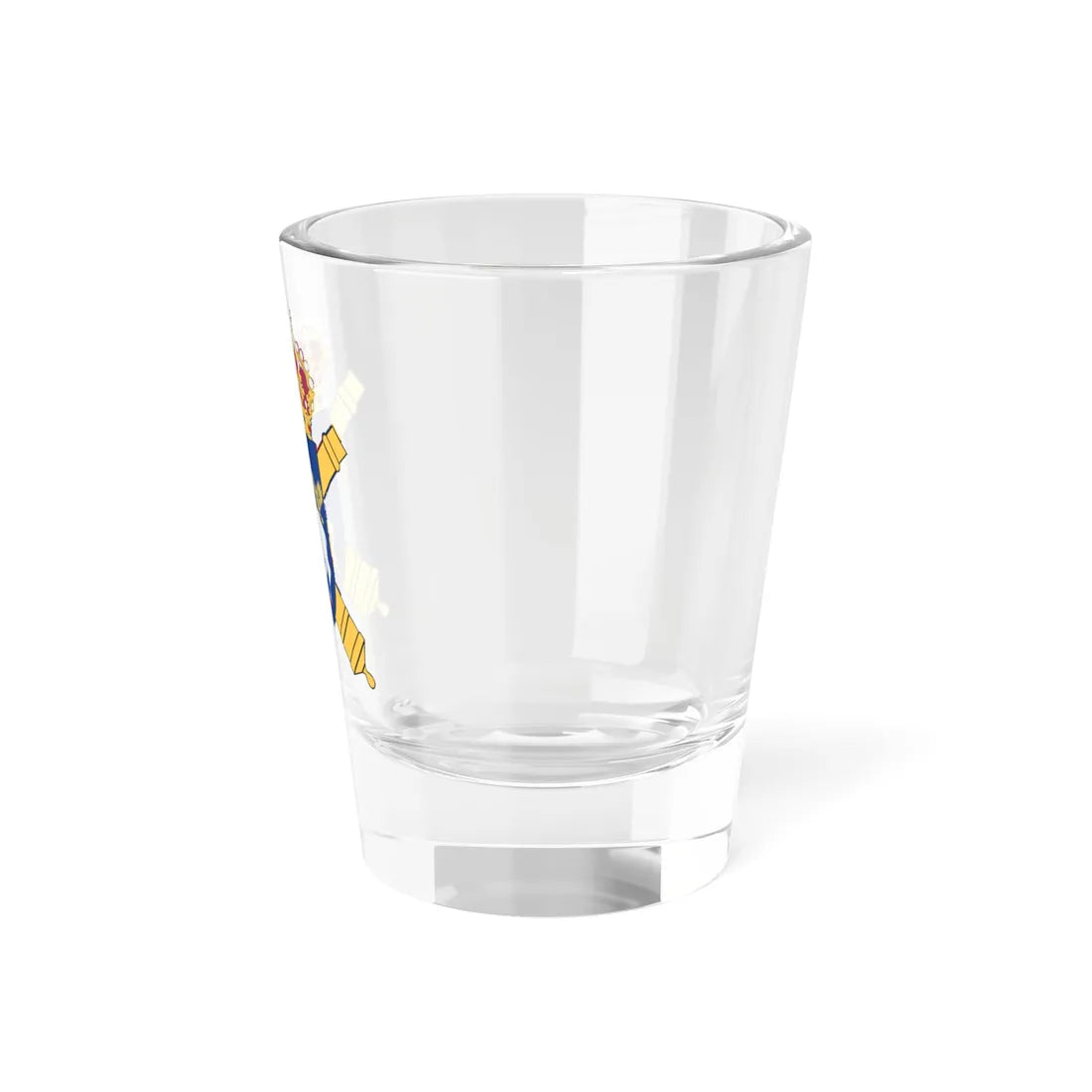 Norrlands artilleriregemente vapen (Sweden) (Coat of Arms) Shot Glass 1.5oz - Go Mug Yourself