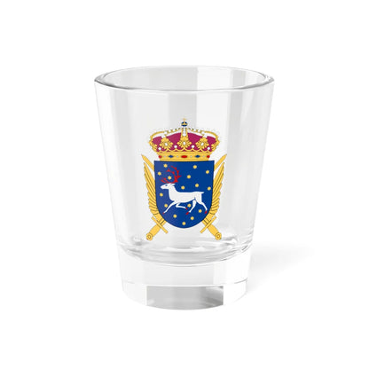 Norrlands helikopterskvadron vapen (Sweden) (Coat of Arms) Shot Glass 1.5oz 1.5oz - Go Mug Yourself