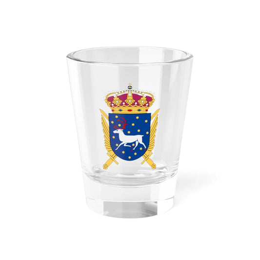Norrlands helikopterskvadron vapen (Sweden) (Coat of Arms) Shot Glass 1.5oz 1.5oz - Go Mug Yourself