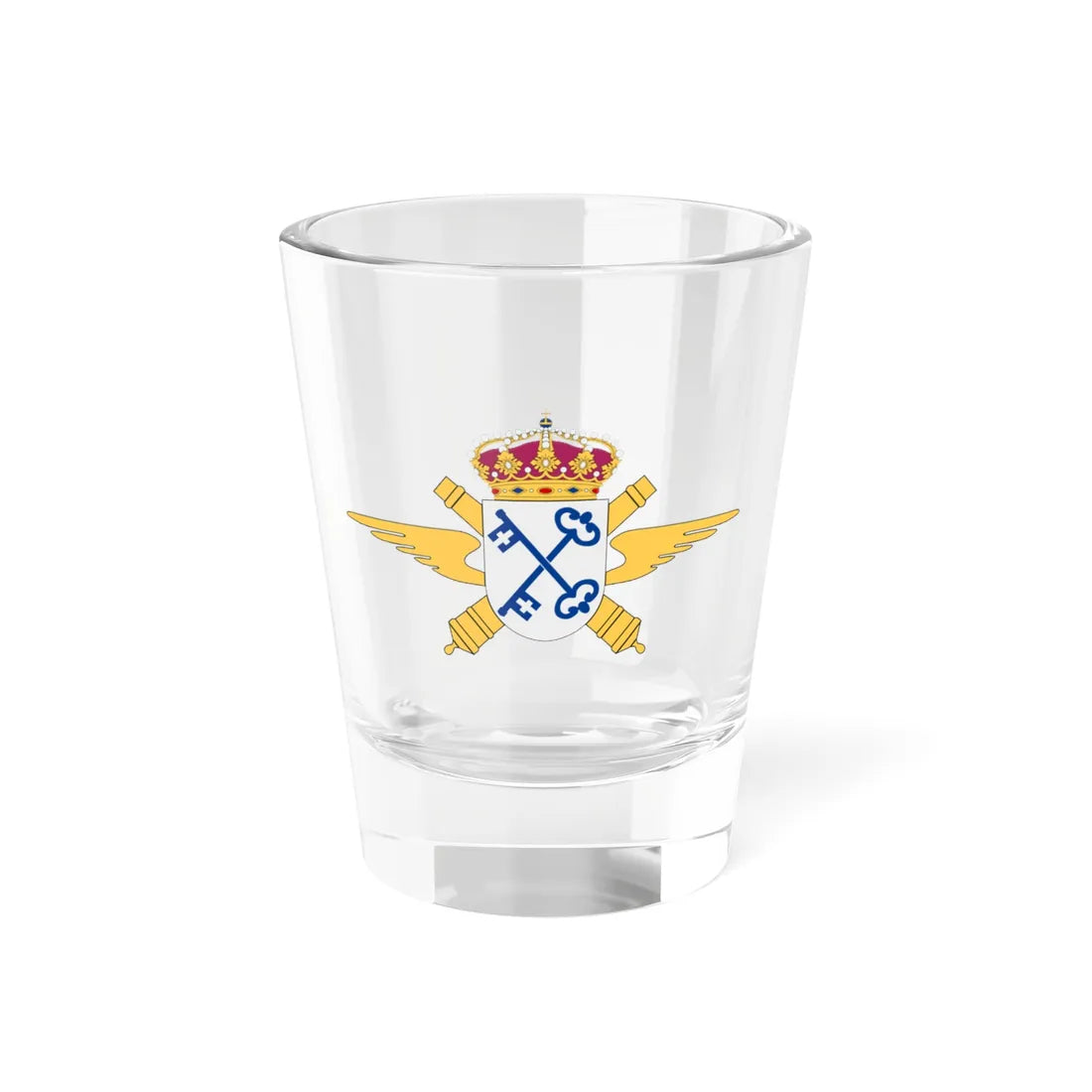 Norrlands luftvärnsbataljon vapen (Sweden) (Coat of Arms) Shot Glass 1.5oz 1.5oz - Go Mug Yourself