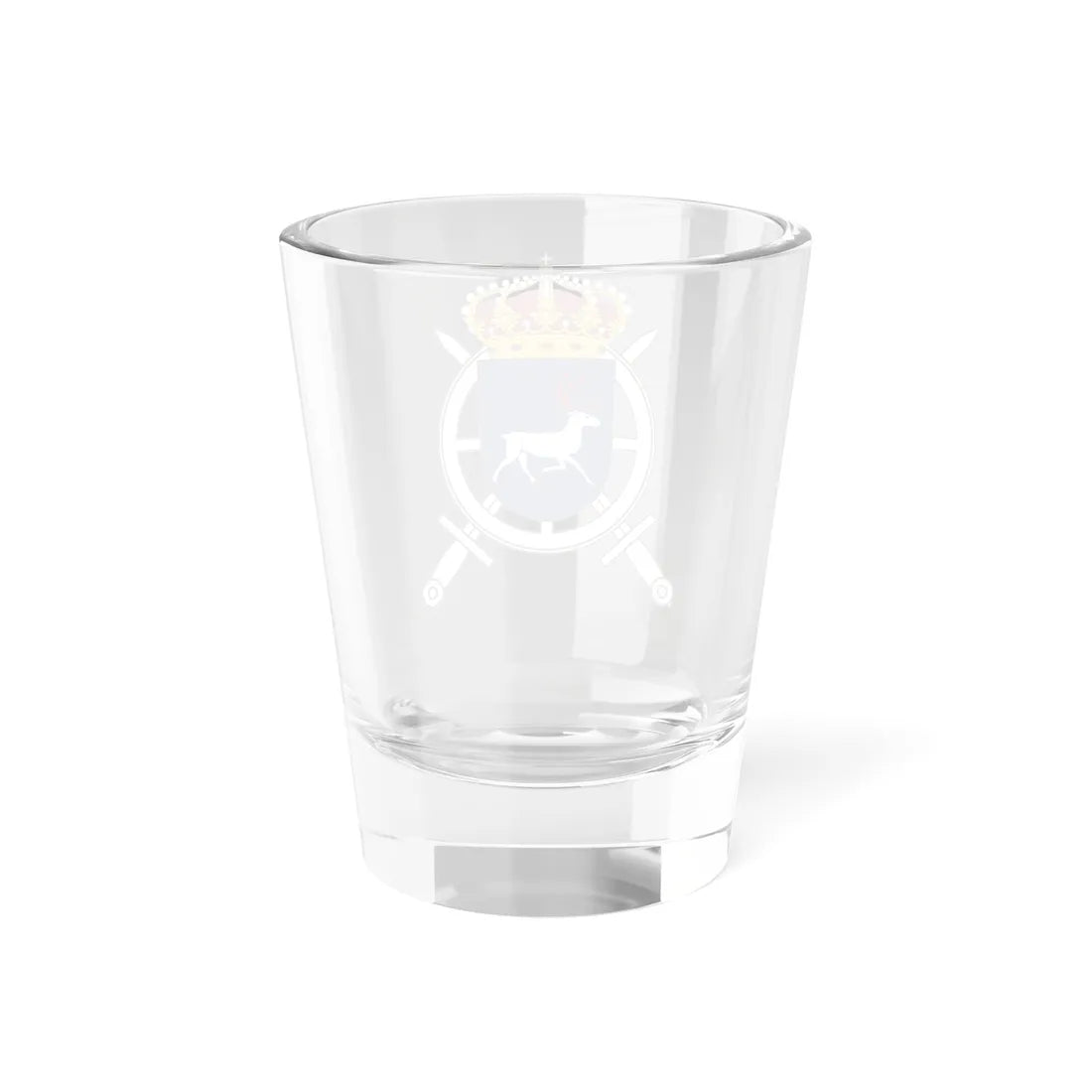 Norrlands trängbataljon vapen (Sweden) (Coat of Arms) Shot Glass 1.5oz - Go Mug Yourself
