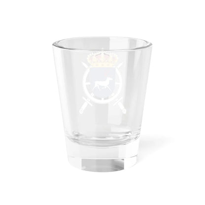 Norrlands trängbataljon vapen (Sweden) (Coat of Arms) Shot Glass 1.5oz - Go Mug Yourself