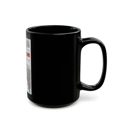 North Amerca - Living on the Edge (1995) (Map) Black Coffee Mug-Go Mug Yourself