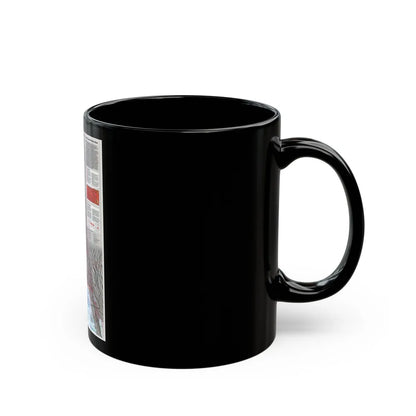 North Amerca - Living on the Edge (1995) (Map) Black Coffee Mug-Go Mug Yourself