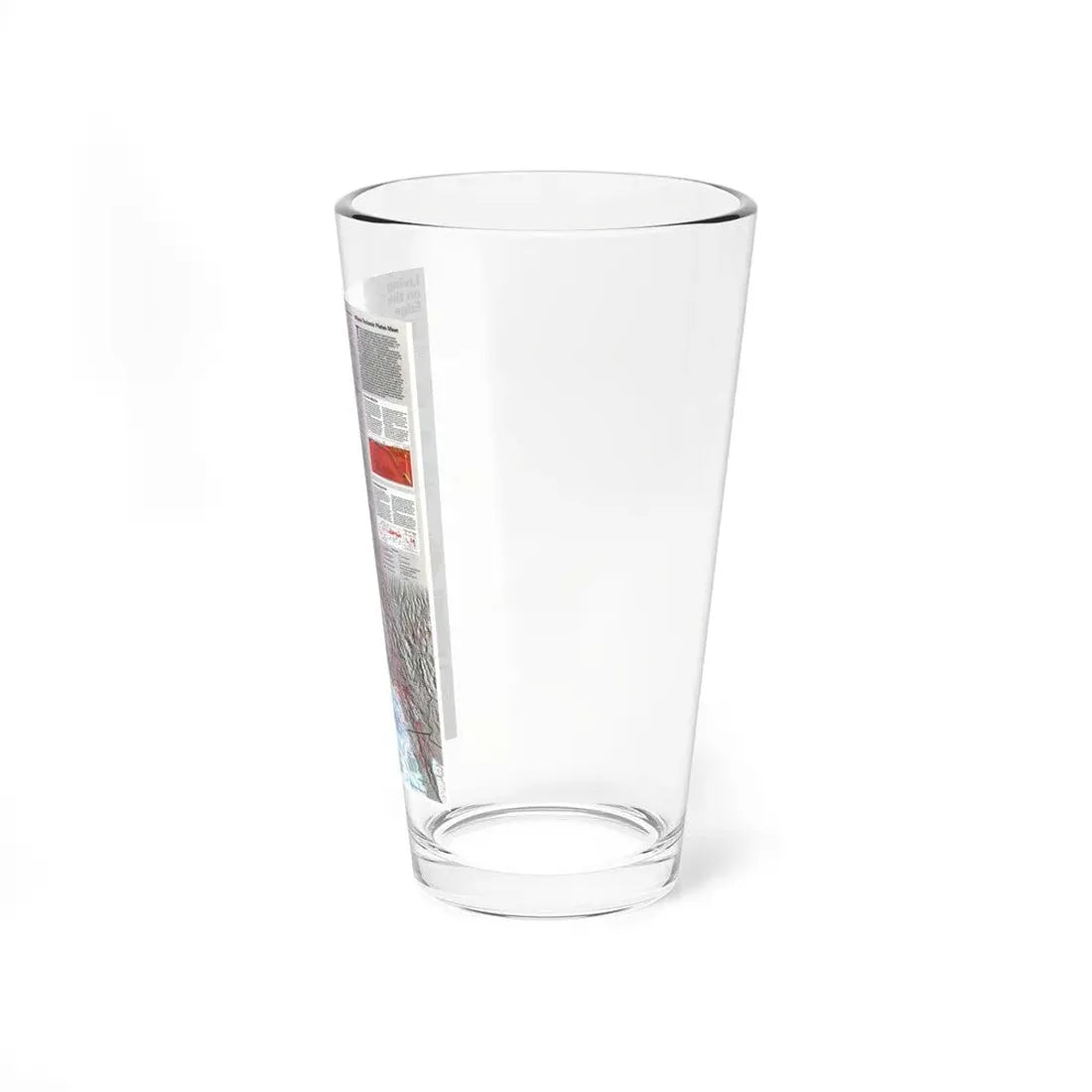 North Amerca - Living on the Edge (1995) (Map) Pint Glass 16oz - Go Mug Yourself