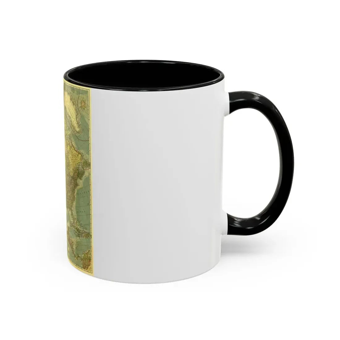North America (1924) (Map) Accent Coffee Mug - Go Mug Yourself