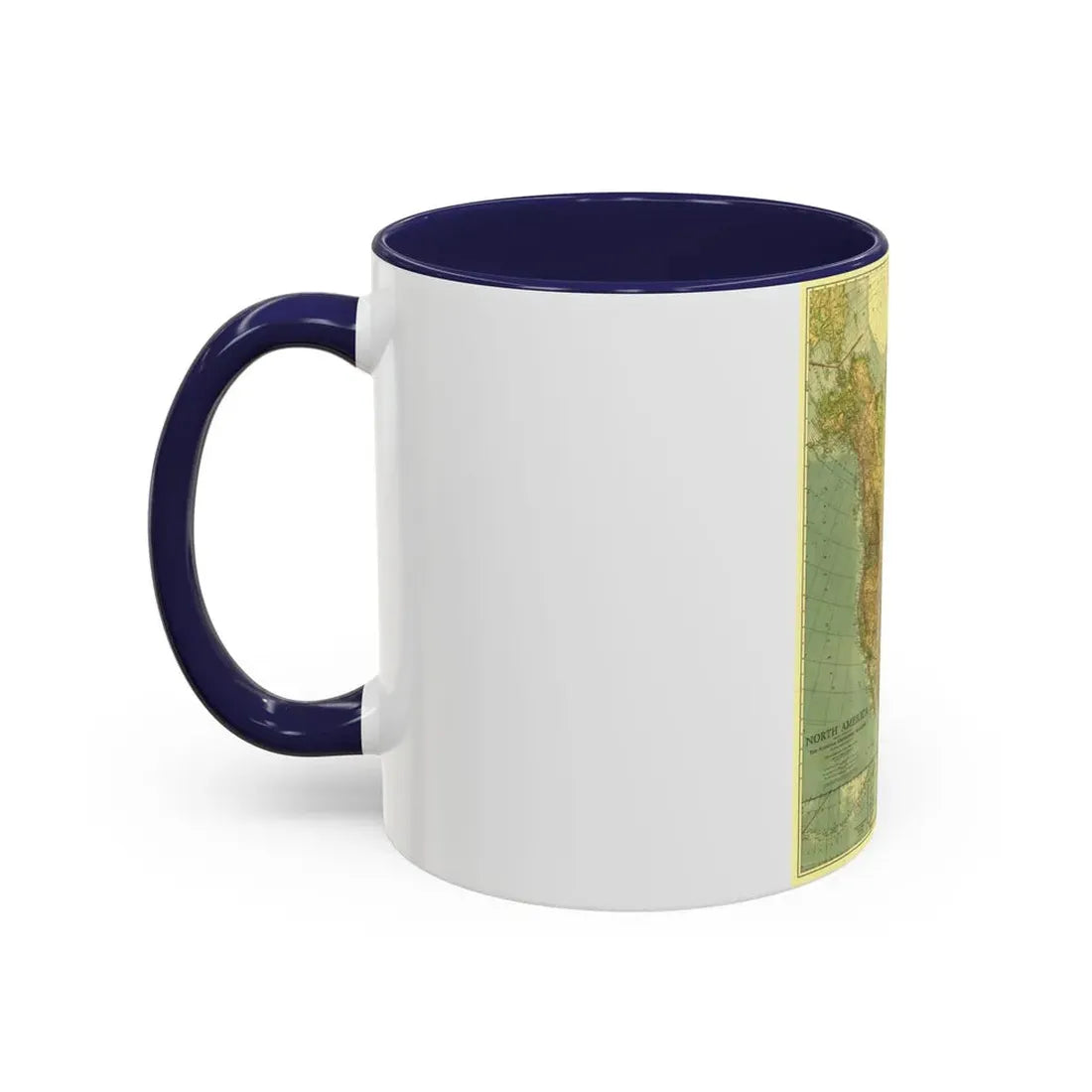 North America (1924) (Map) Accent Coffee Mug - Go Mug Yourself