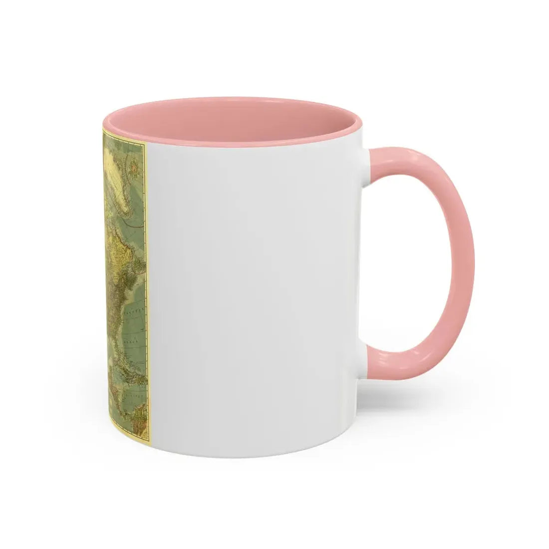 North America (1924) (Map) Accent Coffee Mug - Go Mug Yourself