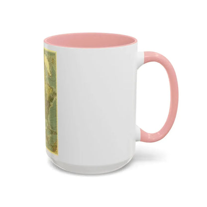 North America (1924) (Map) Accent Coffee Mug - Go Mug Yourself