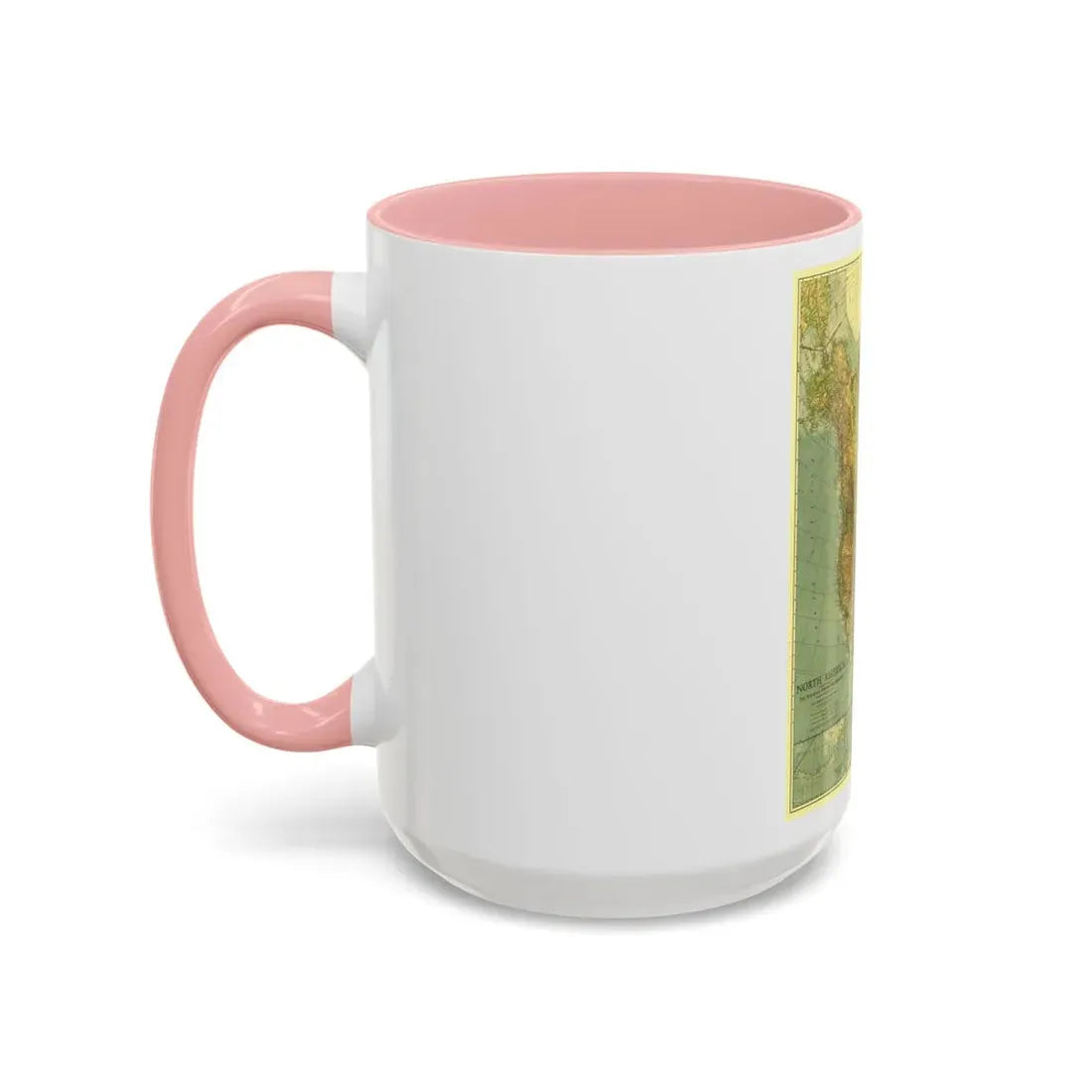 North America (1924) (Map) Accent Coffee Mug - Go Mug Yourself