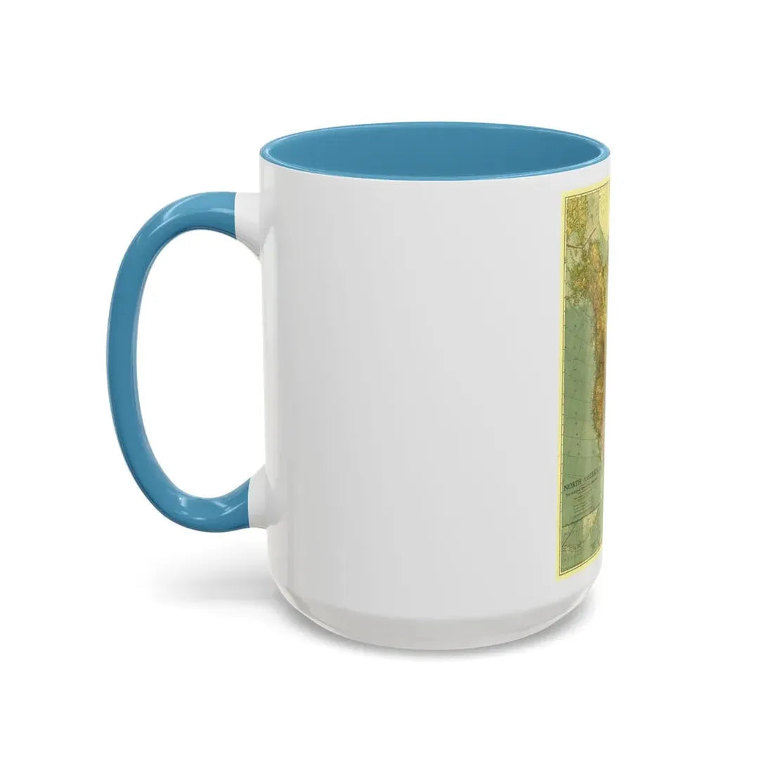 North America (1924) (Map) Accent Coffee Mug - Go Mug Yourself