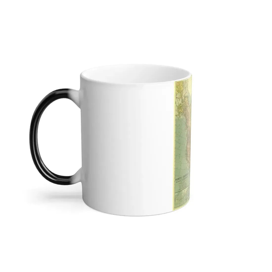 North America (1924) (Map) Color Changing Mug 11oz - Go Mug Yourself