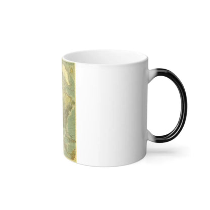 North America (1924) (Map) Color Changing Mug 11oz-Go Mug Yourself