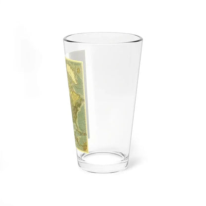 North America (1924) (Map) Pint Glass 16oz - Go Mug Yourself