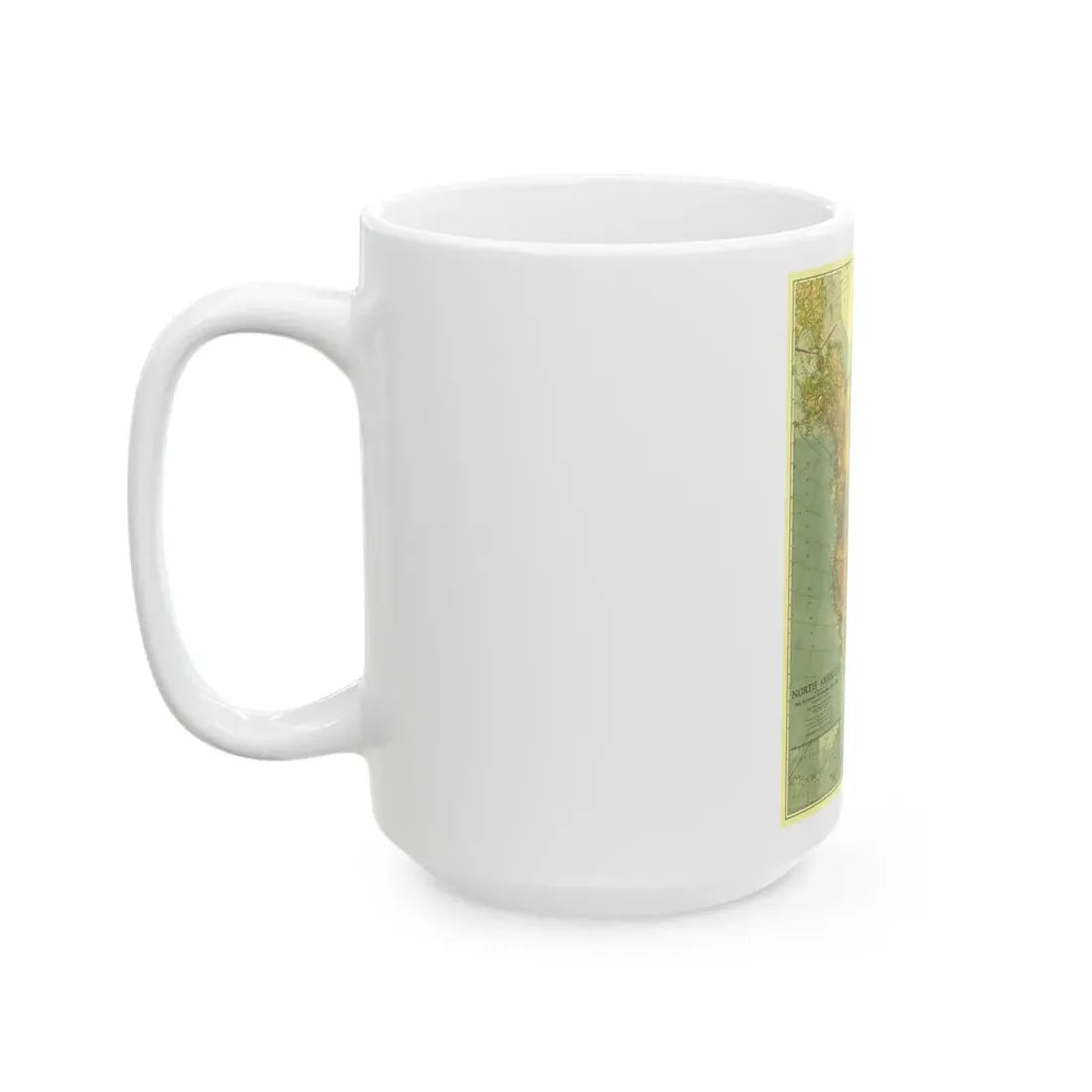 North America (1924) (Map) White Coffee Mug - Go Mug Yourself