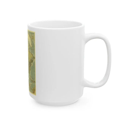 North America (1924) (Map) White Coffee Mug-Go Mug Yourself