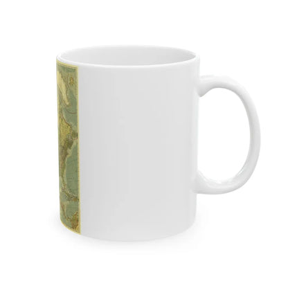 North America (1924) (Map) White Coffee Mug-Go Mug Yourself