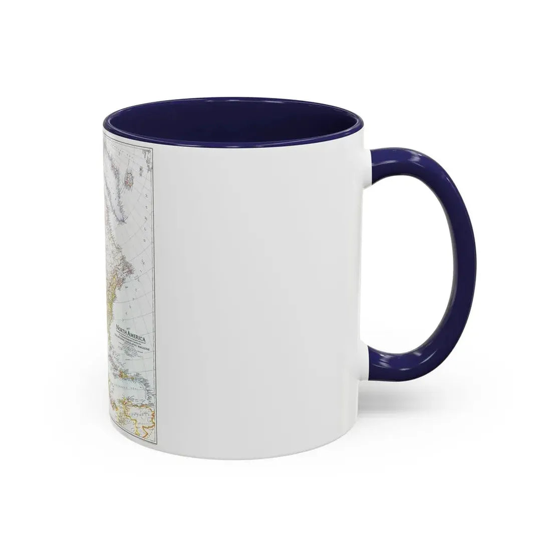 North America (1942) (Map) Accent Coffee Mug - Go Mug Yourself