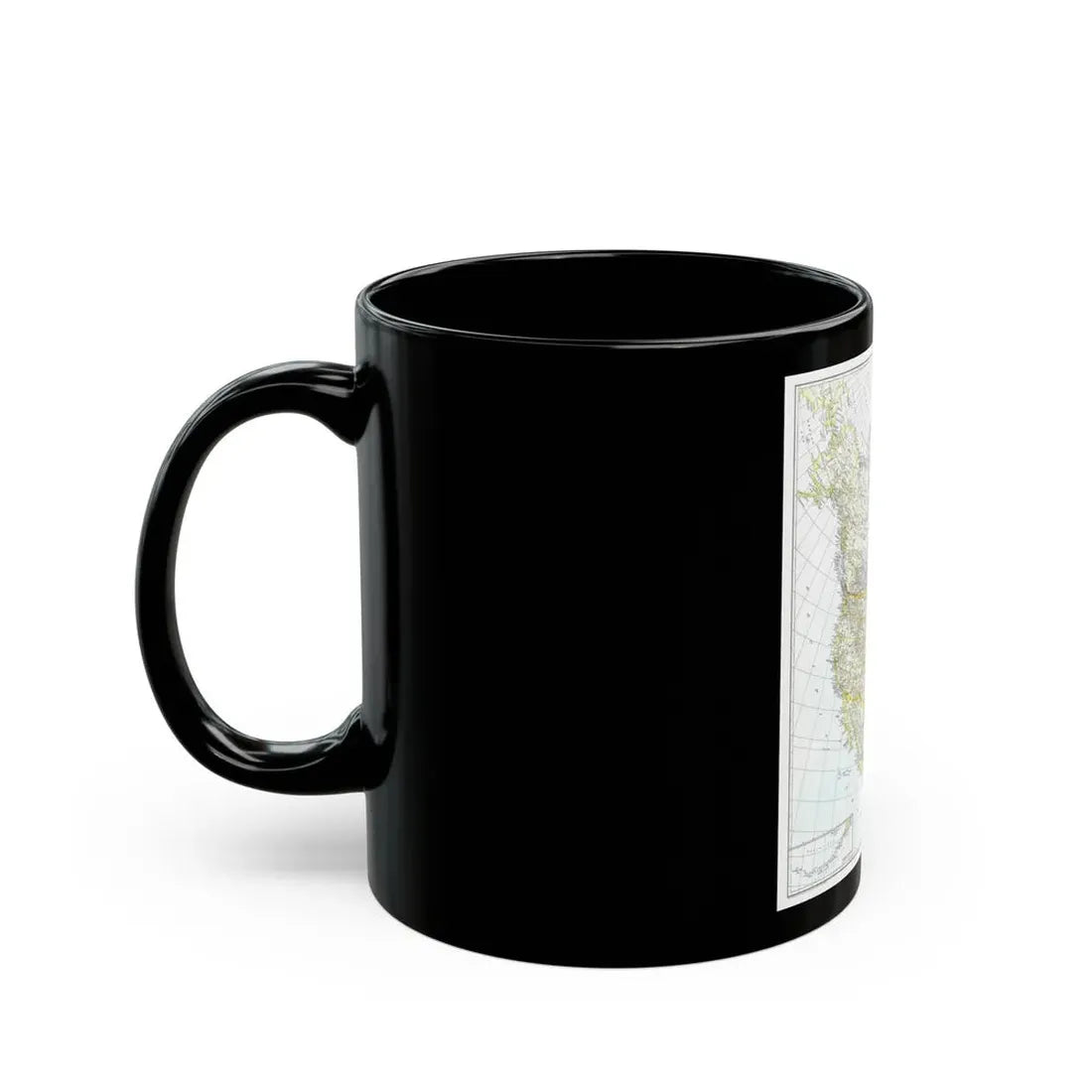 North America (1942) (Map) Black Coffee Mug - Go Mug Yourself
