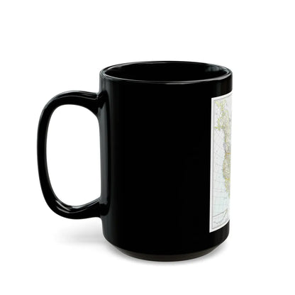 North America (1942) (Map) Black Coffee Mug-Go Mug Yourself