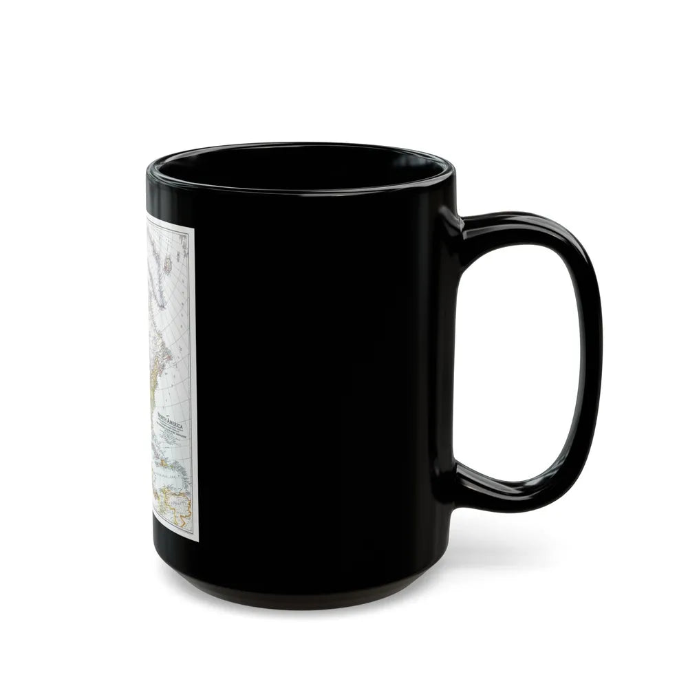 North America (1942) (Map) Black Coffee Mug-Go Mug Yourself