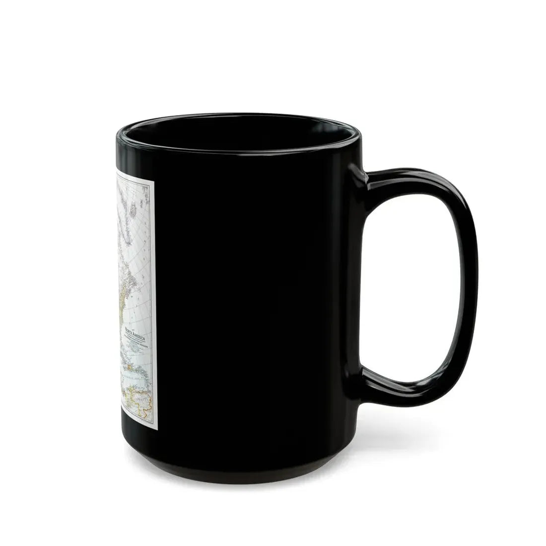 North America (1942) (Map) Black Coffee Mug - Go Mug Yourself