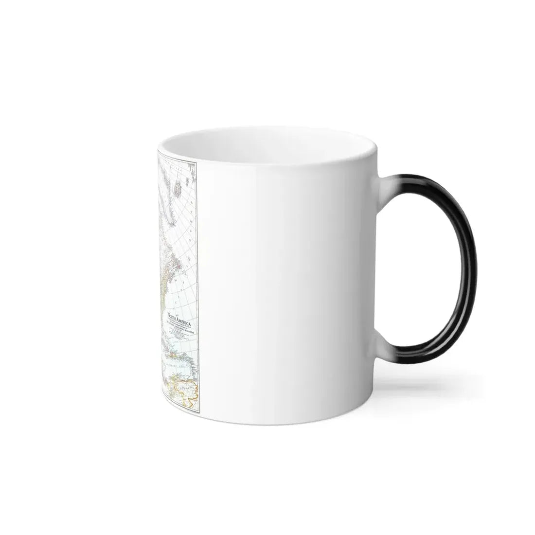 North America (1942) (Map) Color Changing Mug 11oz - Go Mug Yourself