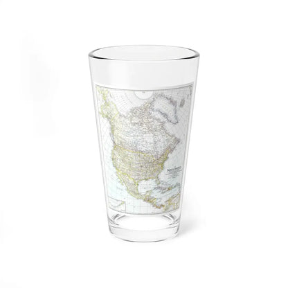 North America (1942) (Map) Pint Glass 16oz 16oz - Go Mug Yourself