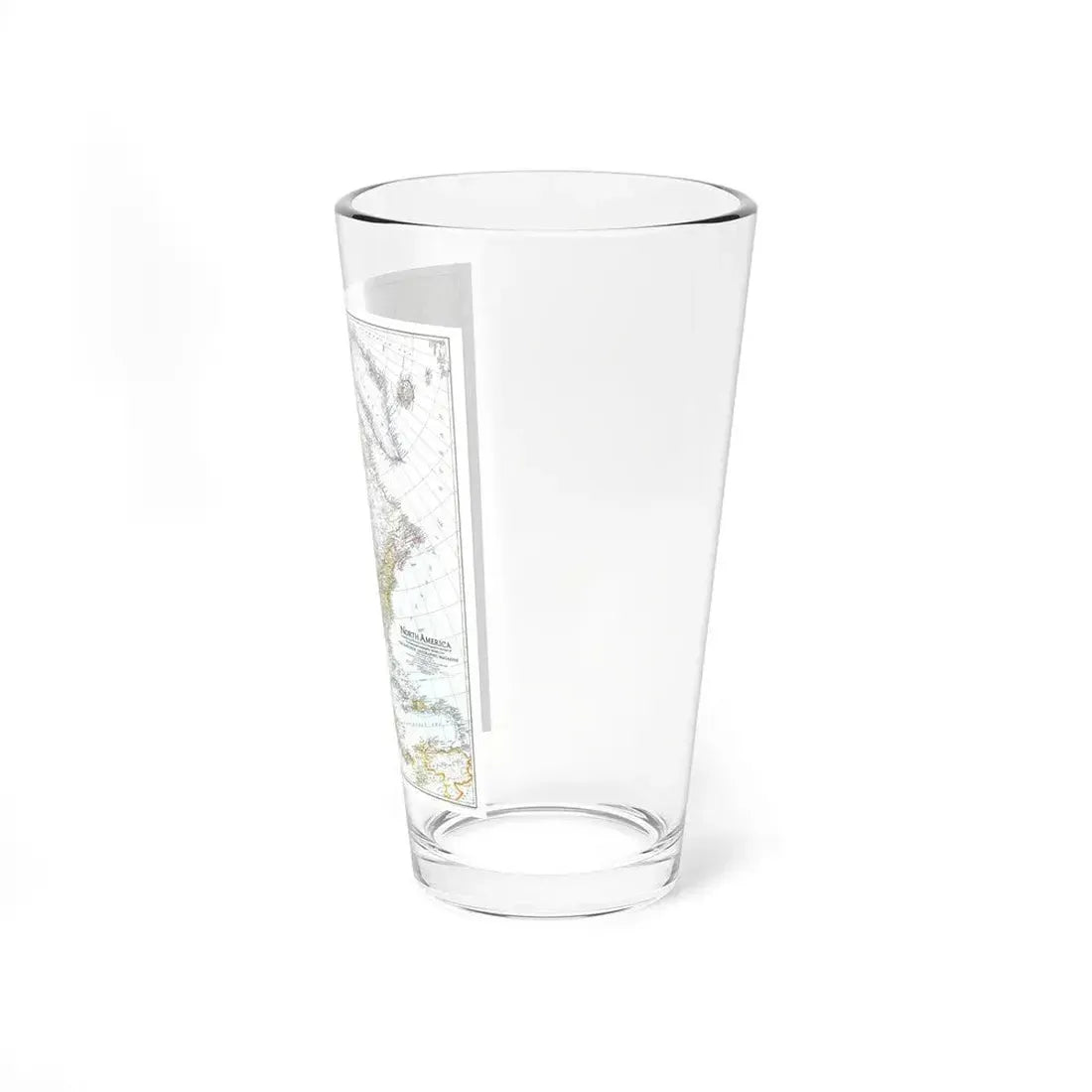 North America (1942) (Map) Pint Glass 16oz - Go Mug Yourself