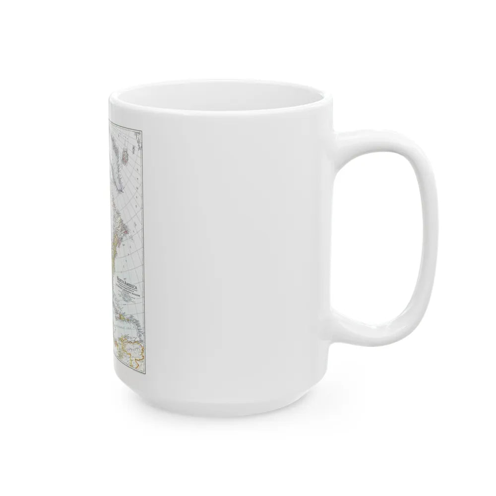 North America (1942) (Map) White Coffee Mug-Go Mug Yourself