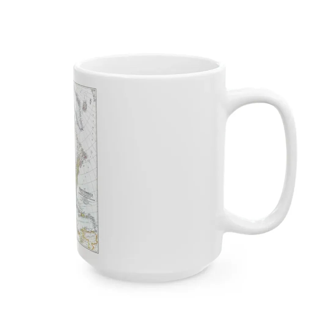 North America (1942) (Map) White Coffee Mug - Go Mug Yourself