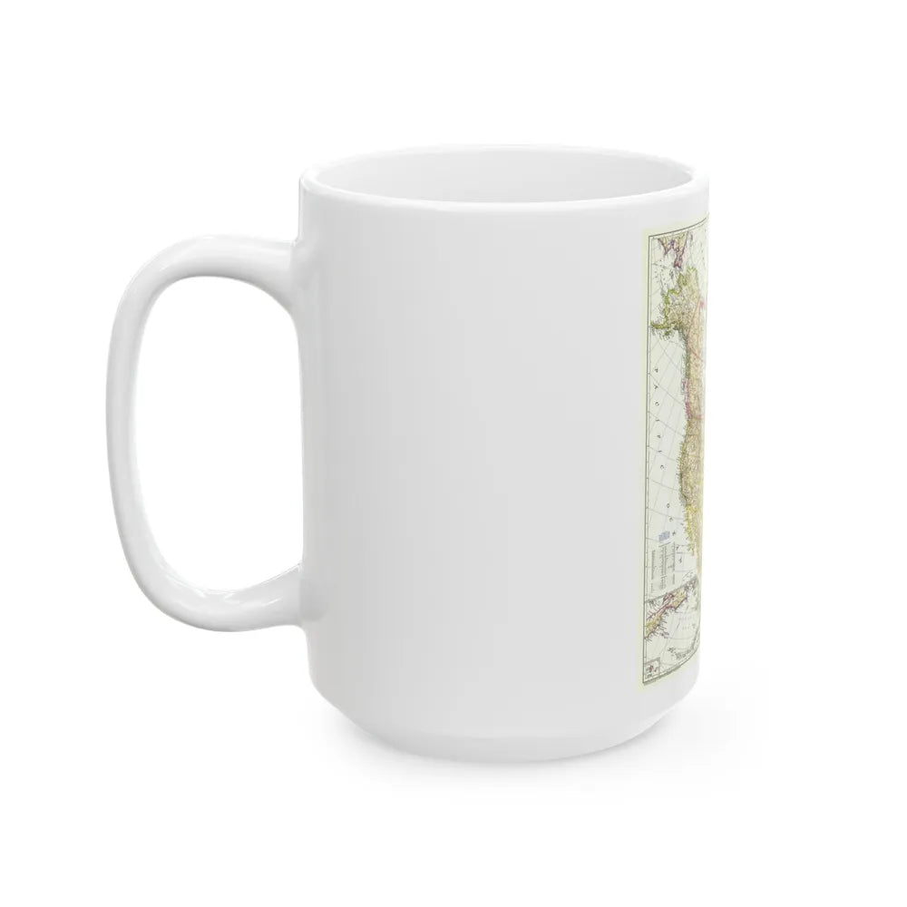 North America (1952) (Map) White Coffee Mug-Go Mug Yourself