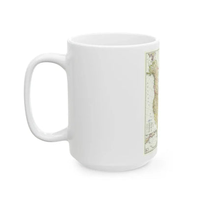 North America (1952) (Map) White Coffee Mug - Go Mug Yourself