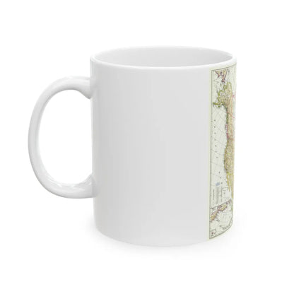 North America (1952) (Map) White Coffee Mug-Go Mug Yourself