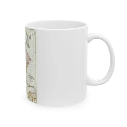 North America (1952) (Map) White Coffee Mug-Go Mug Yourself