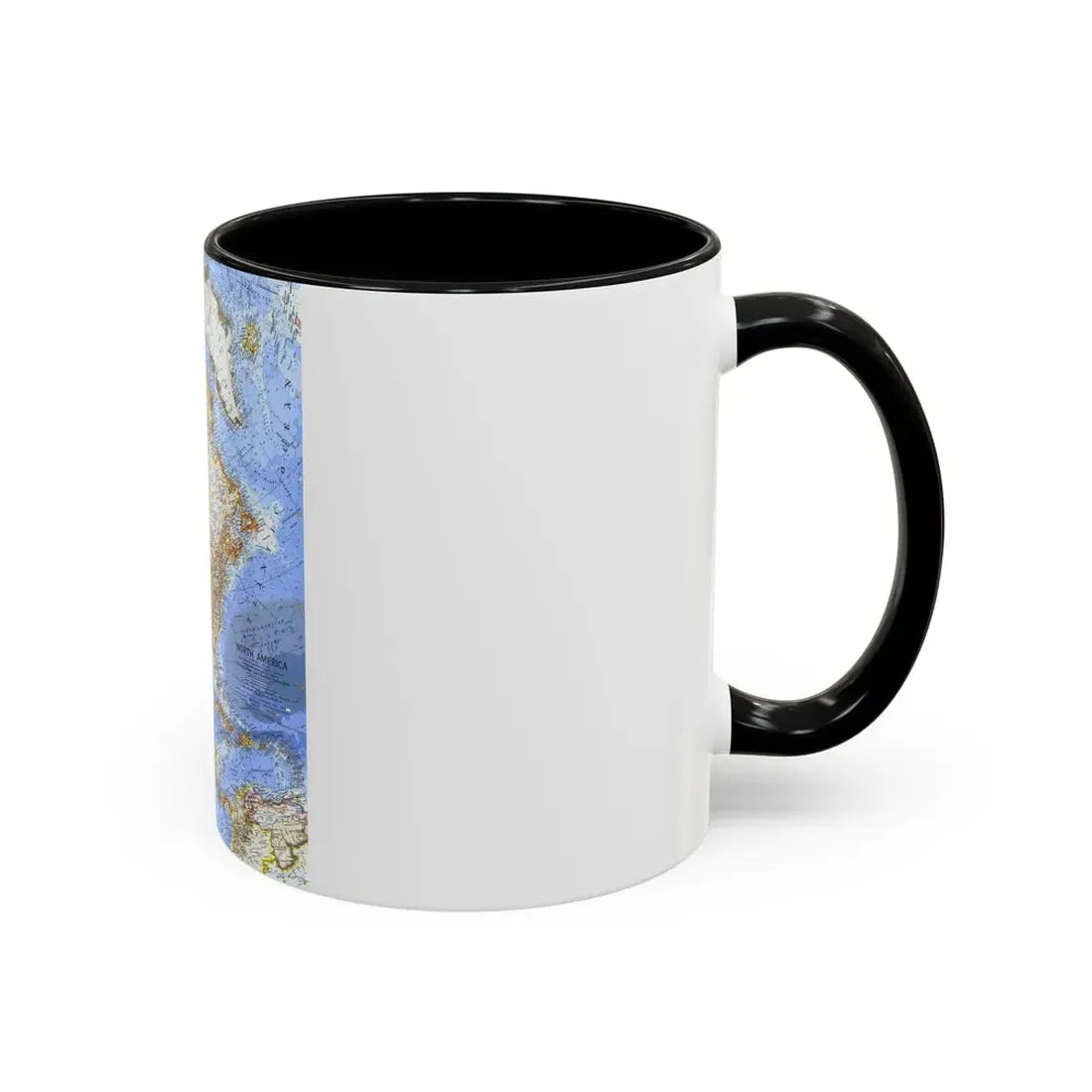 North America (1964) (Map) Accent Coffee Mug - Go Mug Yourself