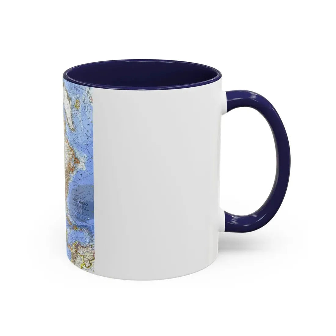 North America (1964) (Map) Accent Coffee Mug - Go Mug Yourself