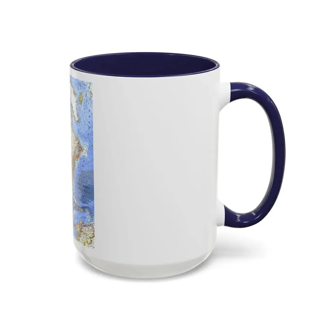 North America (1964) (Map) Accent Coffee Mug - Go Mug Yourself