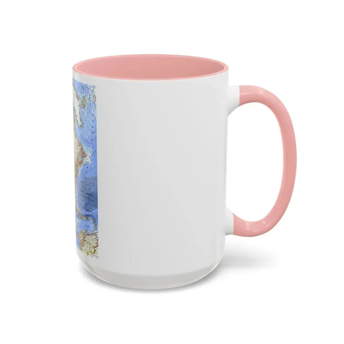 North America (1964) (Map) Accent Coffee Mug - Go Mug Yourself