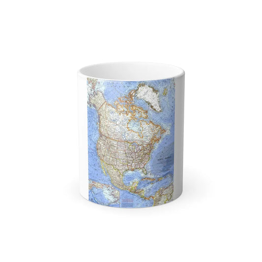 North America (1964) (Map) Color Changing Mug 11oz-11oz-Go Mug Yourself