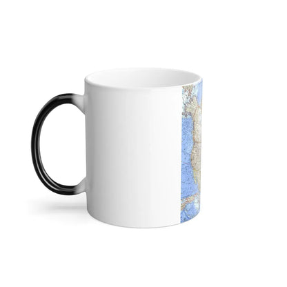 North America (1964) (Map) Color Changing Mug 11oz-Go Mug Yourself