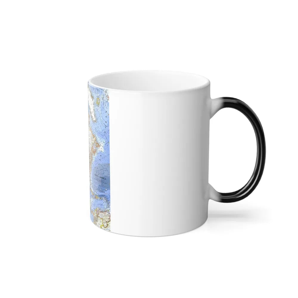 North America (1964) (Map) Color Changing Mug 11oz-Go Mug Yourself