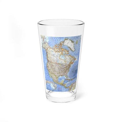 North America (1964) (Map) Pint Glass 16oz-16oz-Go Mug Yourself