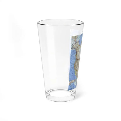 North America (1964) (Map) Pint Glass 16oz-Go Mug Yourself