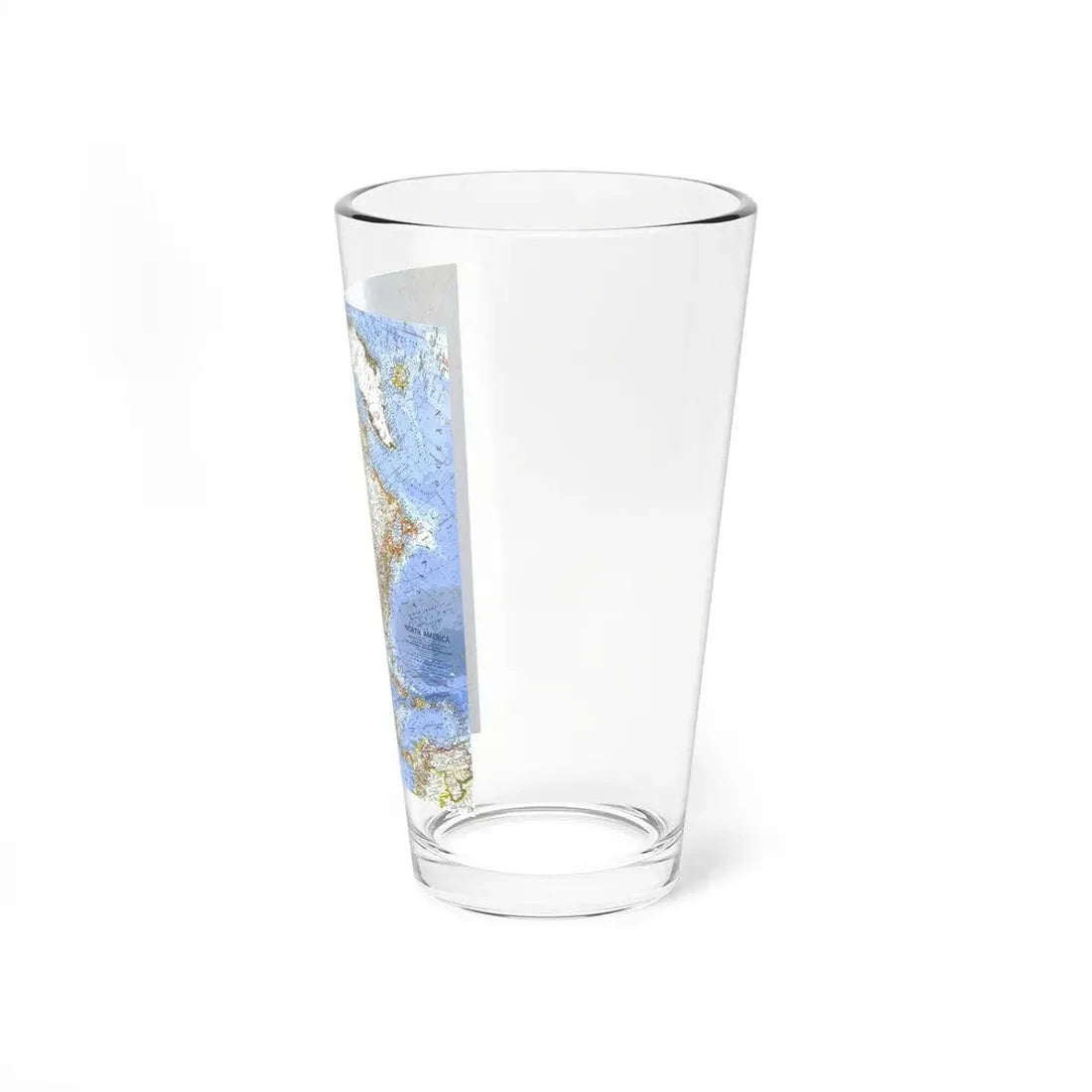 North America (1964) (Map) Pint Glass 16oz - Go Mug Yourself