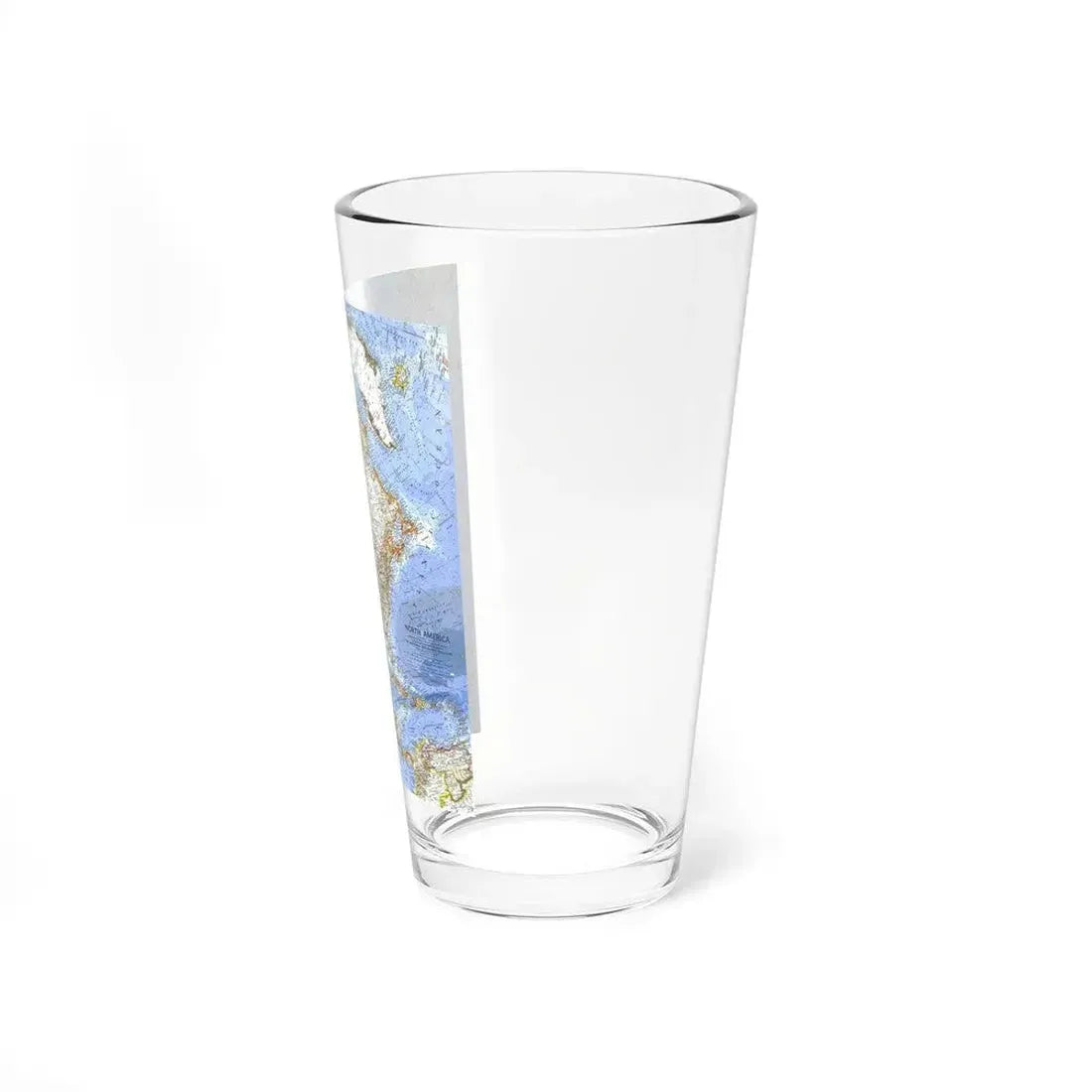 North America (1964) (Map) Pint Glass 16oz - Go Mug Yourself