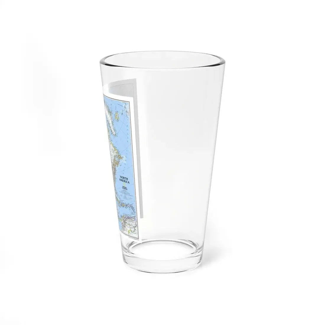 North America (2005) (Map) Pint Glass 16oz - Go Mug Yourself