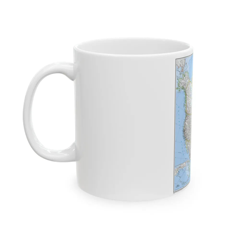 North America (2005) (Map) White Coffee Mug-Go Mug Yourself