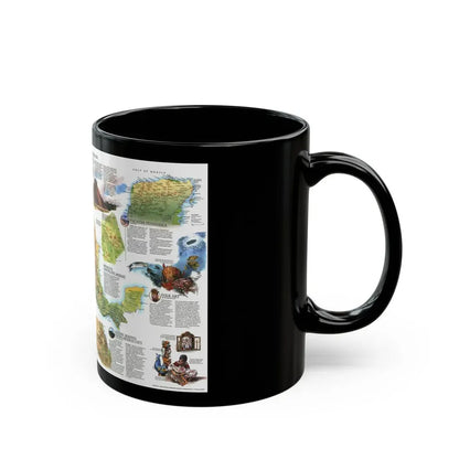 North America - A Traveller's Map of Mexico (1994) (Map) Black Coffee Mug - Go Mug Yourself